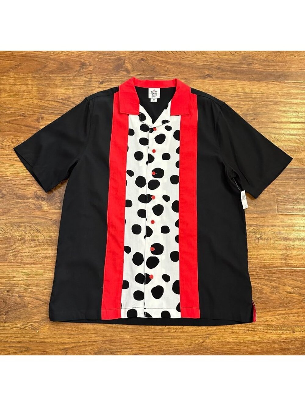 NWT Disney The Dress Shop 101 Dalmatians bowling shirt